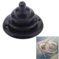 Boat Rigging Wire Harness Steering Throttle Shift Cable Boot 100mm 4' Black Marine Rigging Hole Cover Rigging Cable Boot - M