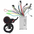 Electric Bicycle Bike Scooter Controller 24V 36V 48V 60V 250W/350W E bike Controller LCD Display Control Panel with Shift Switch