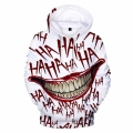 Haha joker sudadera con estampado 3D sudaderas con capucha para hombres y mujeres Hip Hop divertido otoño Streetwear sudaderas c