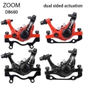 Zoom Bilateral Drive Disc Brakes Road Manual Cable Change Mountain Bike Alloy Db680 Brake Line Pull Hydraulic Caliper Front - Bi