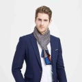 Brand Designer Silk Scarf Business Men Scarf Shawl Retro Double sided Winter Scarf High Quality Scarf Bufanda De Los Hombres|Men