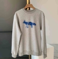 Ader error splash ink embroidered little fox men's women's hoodie ADER 2021 new joint couple loose blouse round neck pul