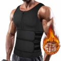 Men Body Shaper Waist Trainer Sauna Suit Sweat Vest Slimming Underwear Fat Burner Workout Tank Tops Weight Loss Shirt Shapewear|
