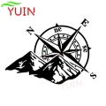 Jungle Adventure Compass Car Decal Fashionable Rear Windshield Decoration PVC Waterproof Sunscreen Sticker Color Customizable|Ca