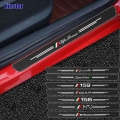 Carbon Fiber Car Door Sticker For Alfa Romeo Giulia Giulietta 159 156 Mito Stelvio 147 Sportiva Auto Accessories - Car Stickers