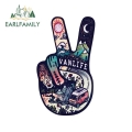 Earlfamily 13cm X 7.7cm For Vanlife Car Stickers Sunscreen Occlusion Scratch Decals Vinyl Laptop Caravan Decor Car Styling - Car