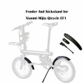 Tire Tyre Splash Mudguard Front Rear Fender Shelf for Xiaomi Mijia Qicycle EF1 Electric Bike Bicycle Kickstand Tripod Support|fo