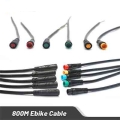 Julet Bafang 2 3 4 5 6 Pin Waterproof Cable Electrical Ebike Extension Cable Connector For Ebike Light Throttle Ebrake Display -