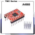 1pc 3d Printer Parts A4988 Stepper Motor Driver Module With Heatsinks Reprap Board Suitable Ramps 1.4 For 3d Printer - 3d Printe